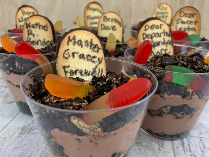Haunted Mansion Inspired Graveyard Dirt Cups