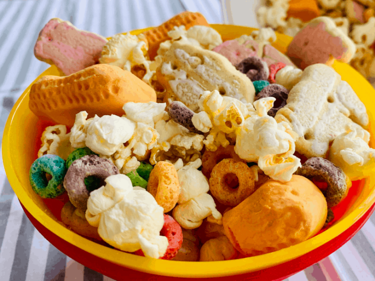 Dumbo Inspired Snack Mix